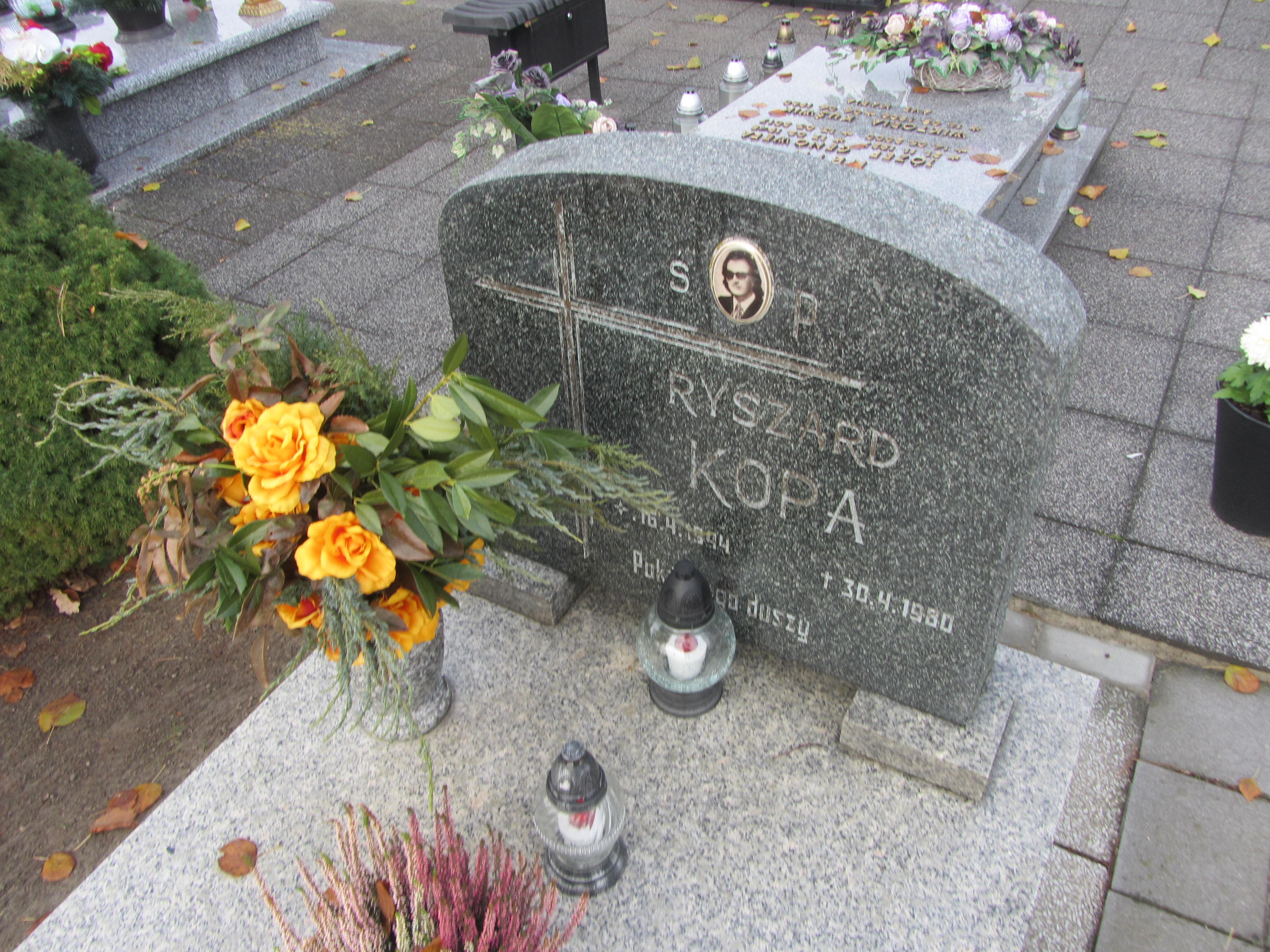 Grób Ryszard Kopa