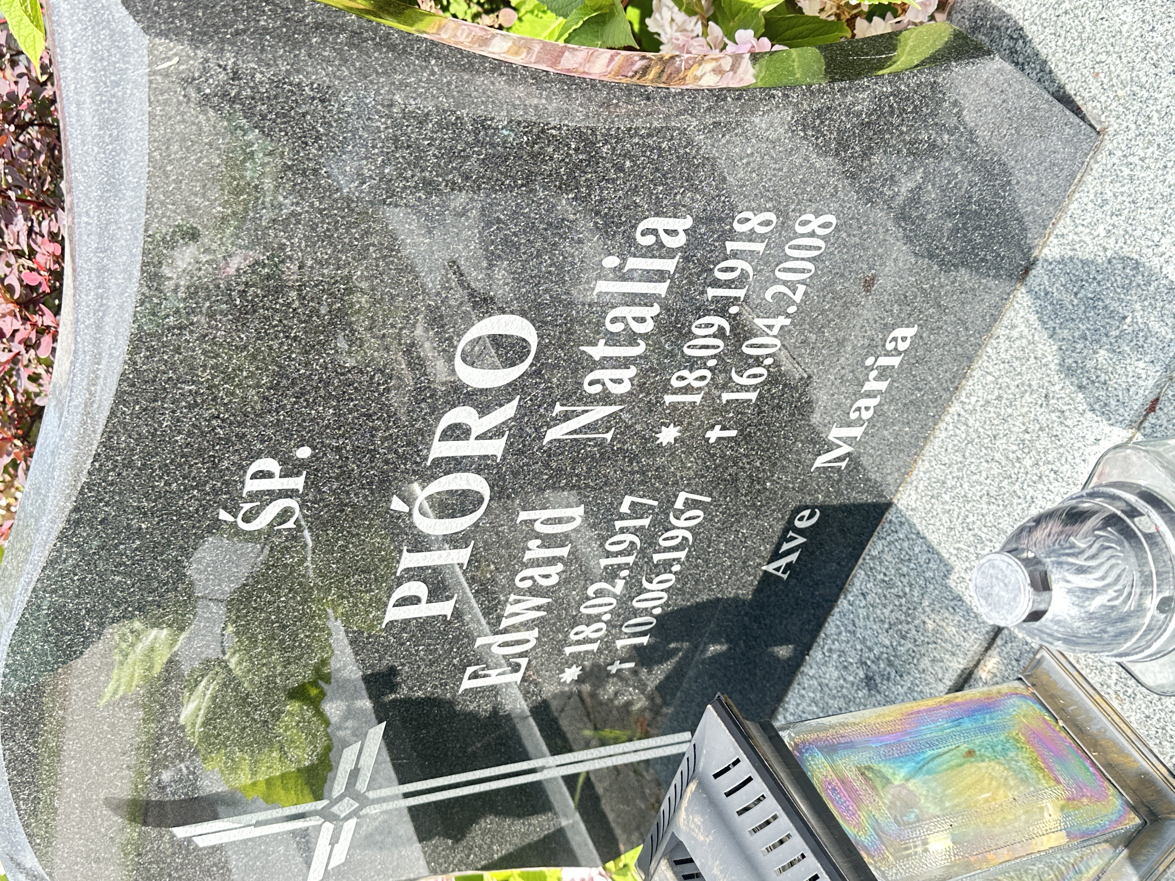 Grób Natalia Pióro