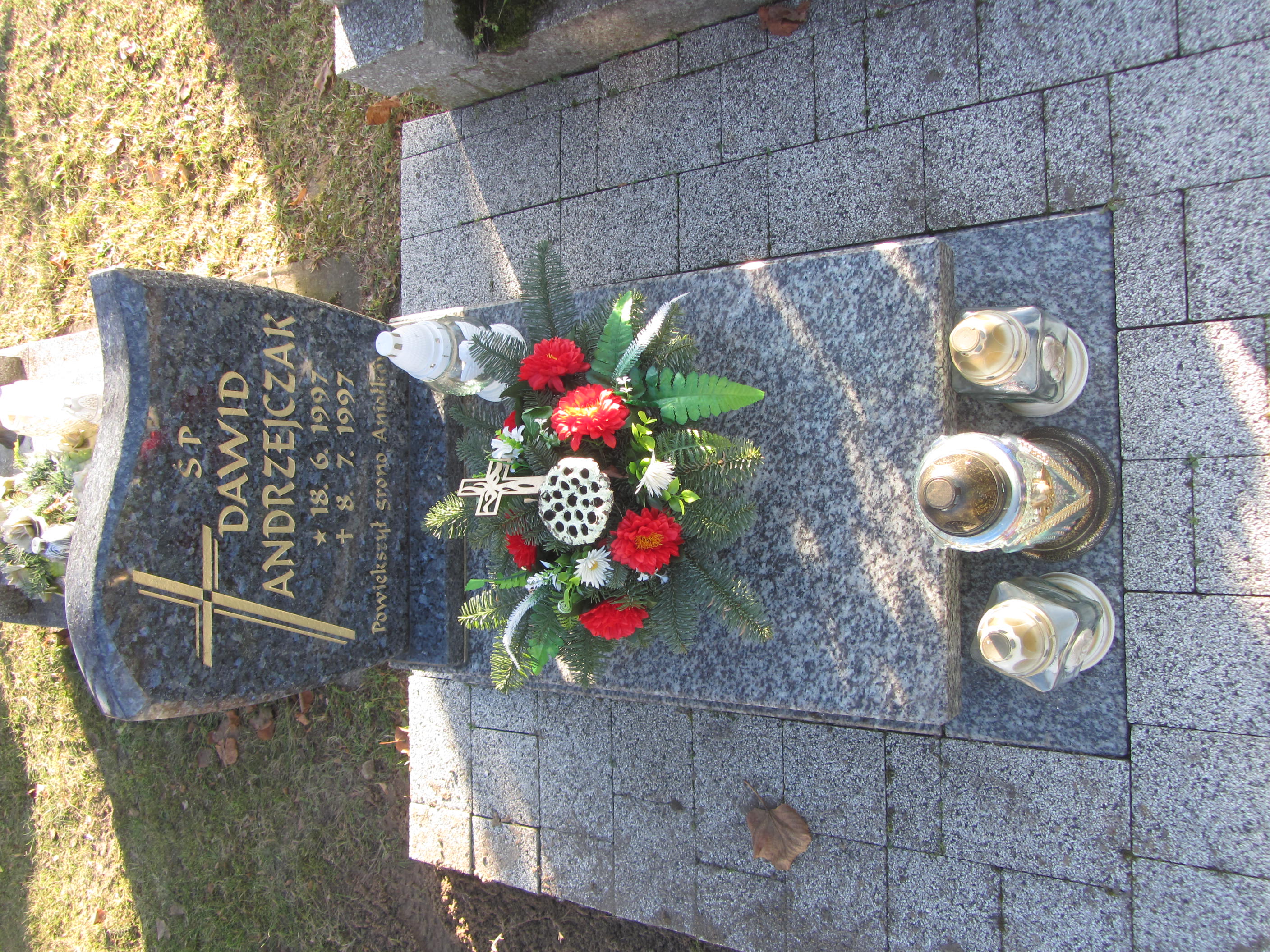 Dawid Andrzejczak 1997 Syców - Grobonet - Wyszukiwarka osób pochowanych