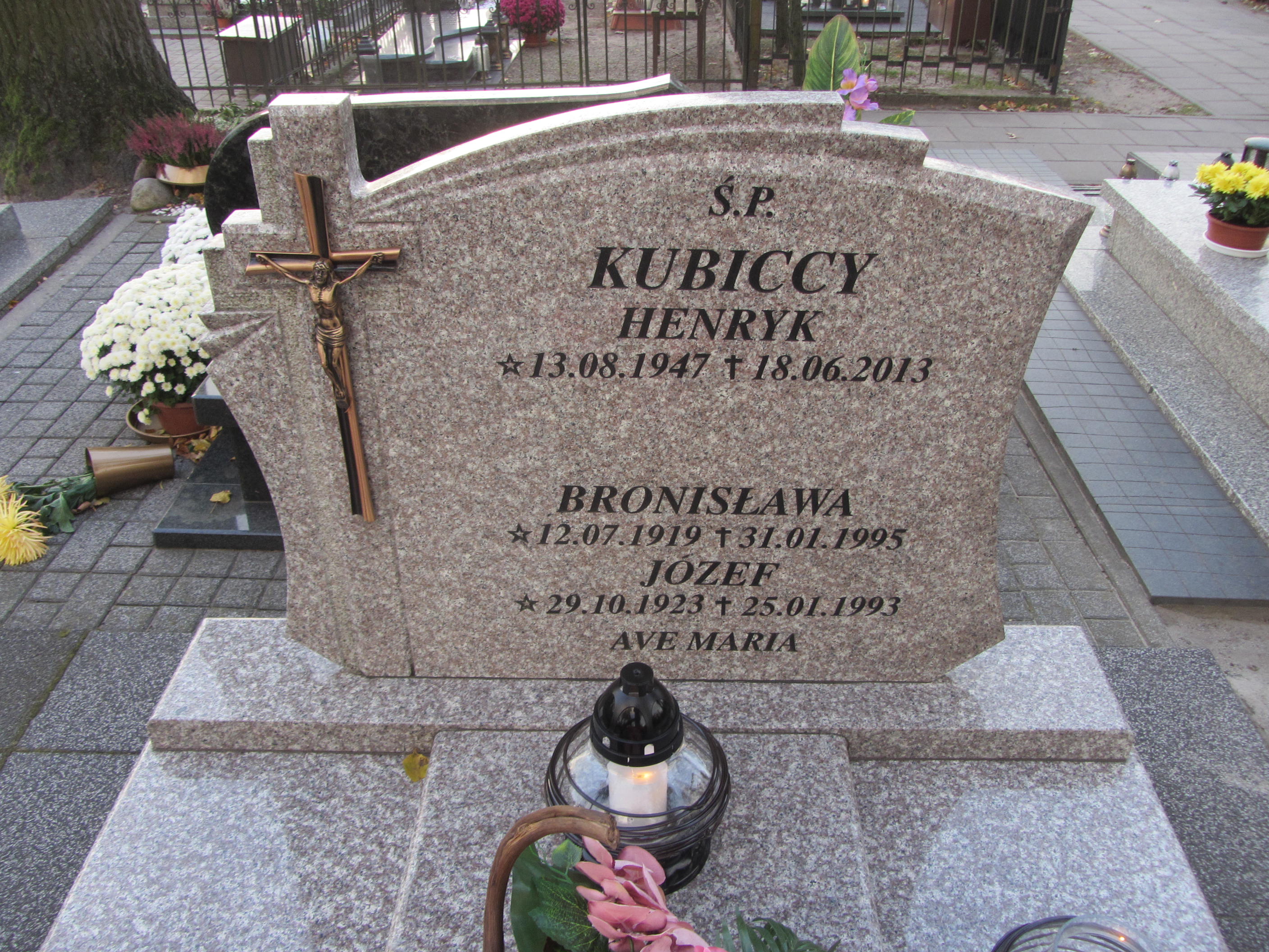 Grób Janina Kubicka