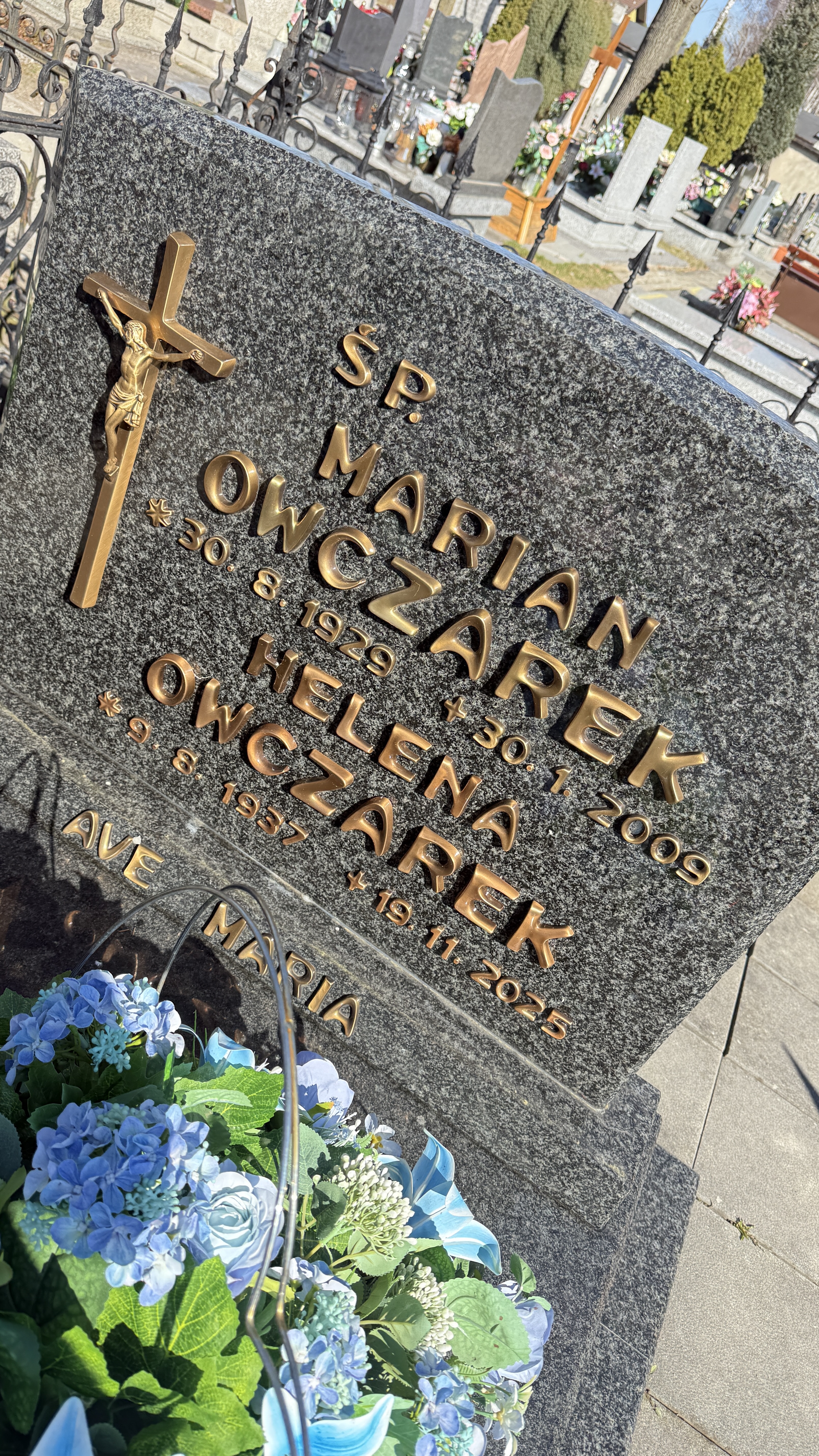 Grób Marian Owczarek